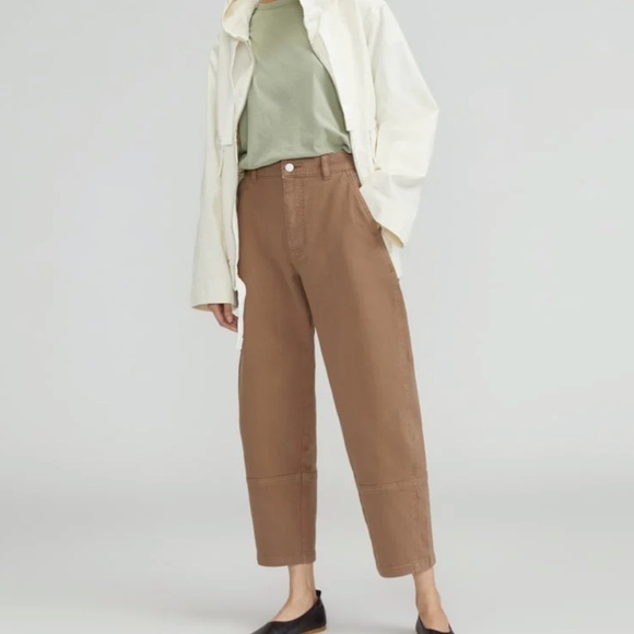 Everlane Pants - Everlane Utility Barrel Pants, Toasted Coconut